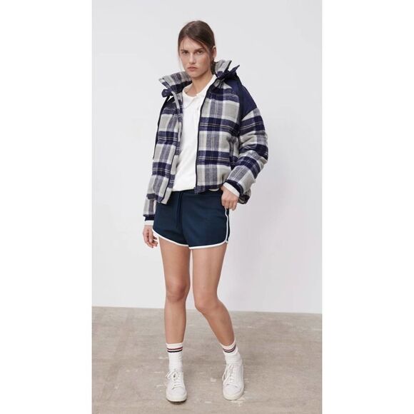 Zara Plaid Puffer Jacket - Picture 3 of 11